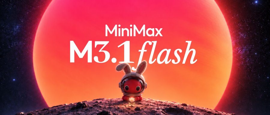 MiniMax M3.1 Flash 官方头图